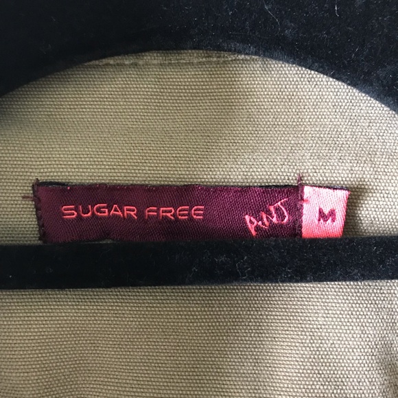 Sugar Free ANJ Khaki Military Jacket - Size M - Picture 4 of 6